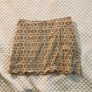 J.Crew Eyelet Skirt
